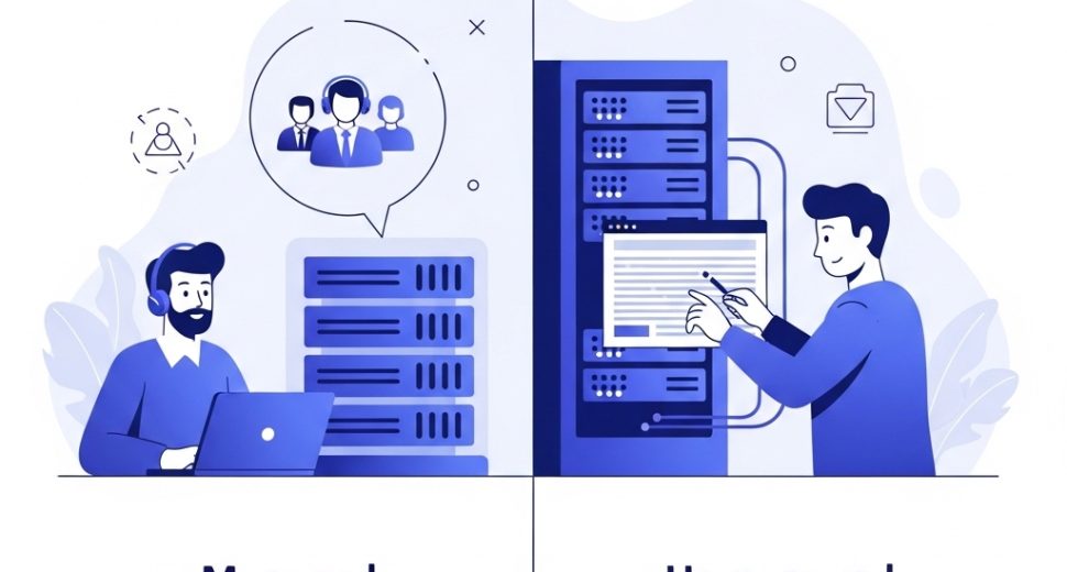 managed vs unmanaged hosting